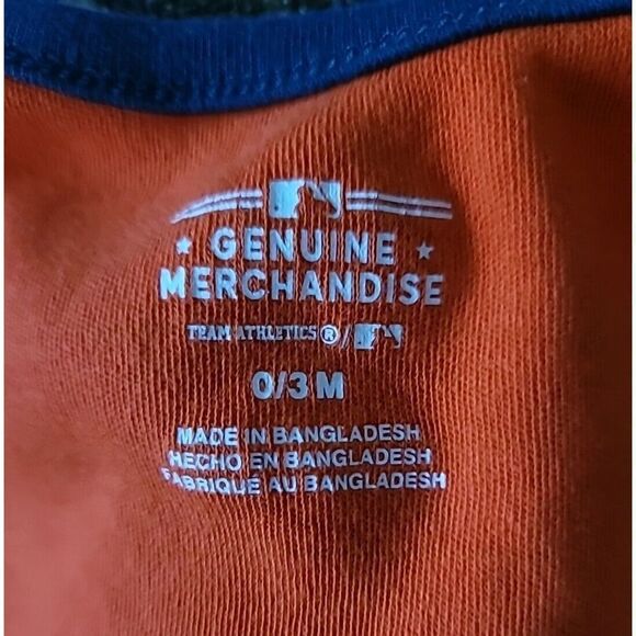 MLB Houston Astros Orbit Mascot orange One Piece bodysuit Baseball World Series - Picture 3 of 3
